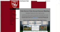 Desktop Screenshot of cole.cjsl.info