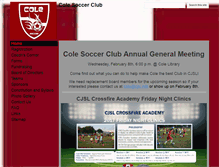 Tablet Screenshot of cole.cjsl.info