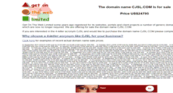 Desktop Screenshot of cjsl.com